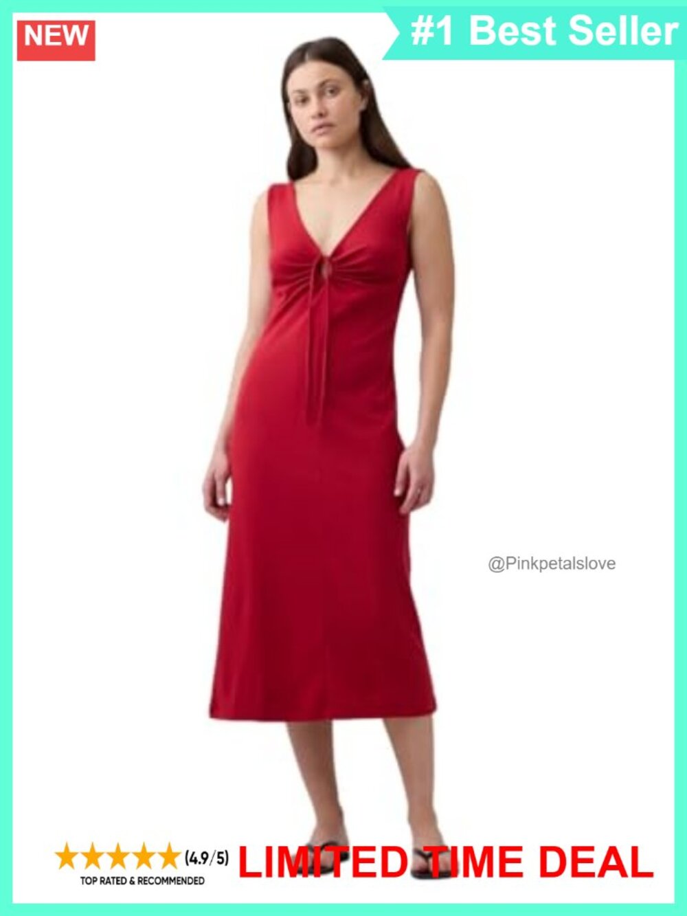 GAP Women's Knit Midi Dress